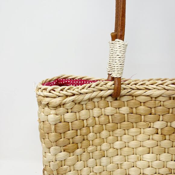 Quacker Factory USA Patriotic Wicker Tote Bag Purse Flag Sequin Embellished - Picture 15 of 16